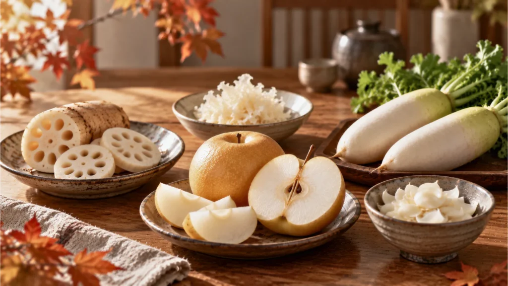 秋の白い食材
